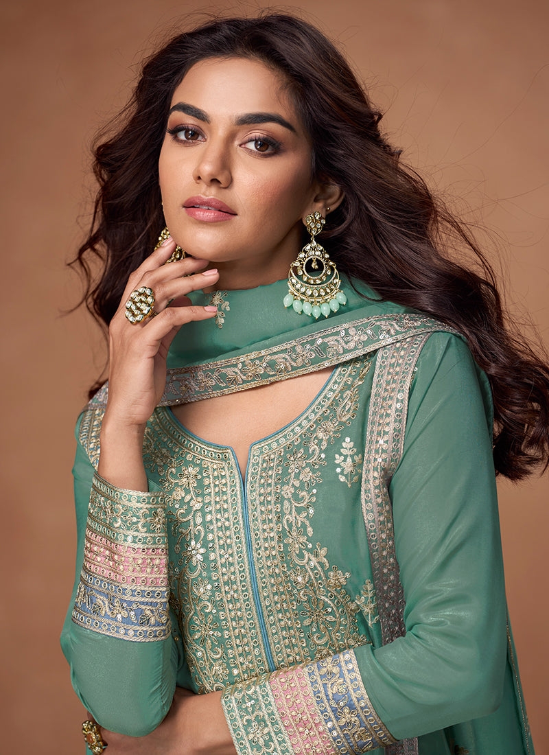 "Pista Grace Embroidered Suit Set For Women "