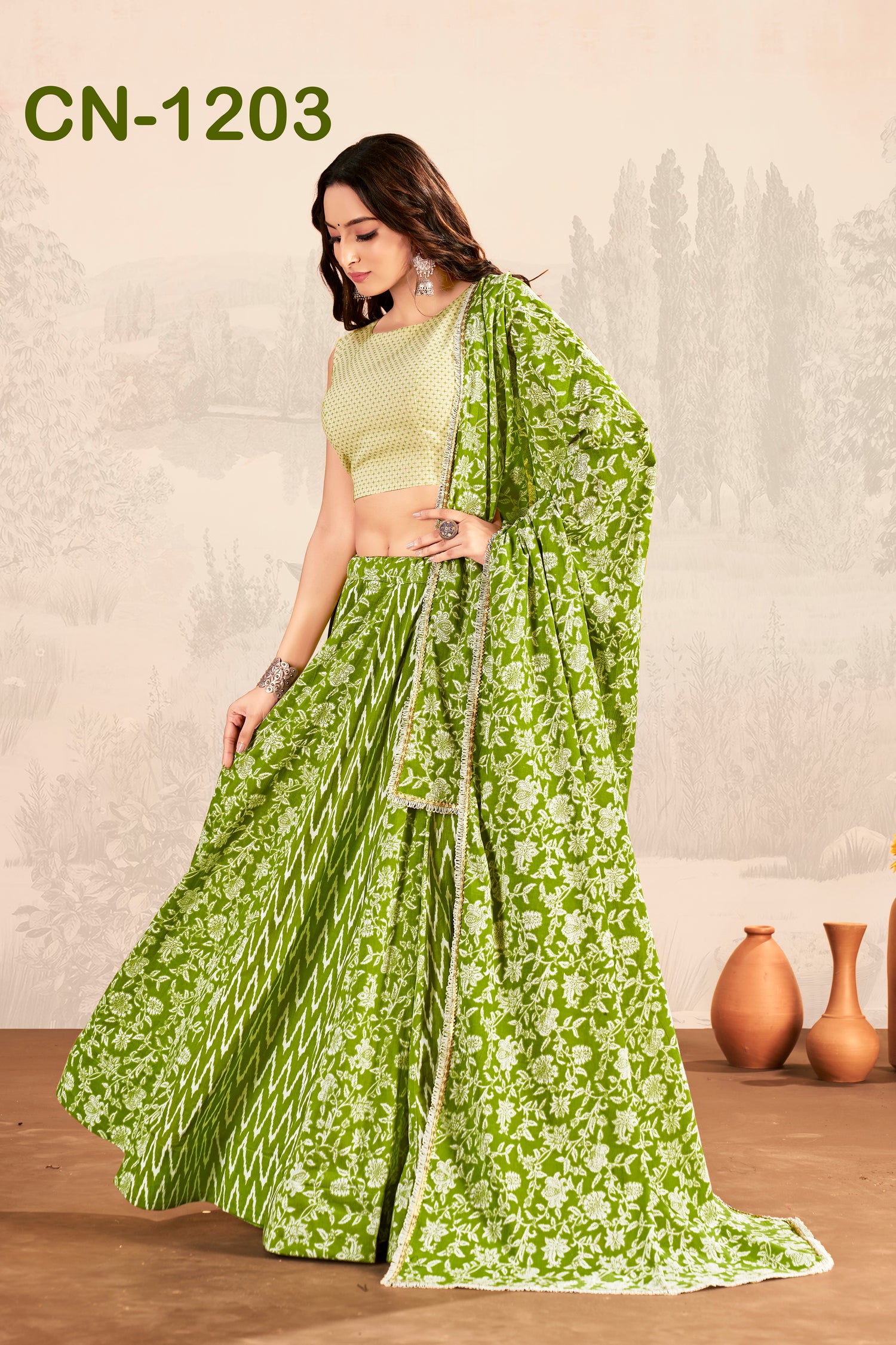 Tropical Parrot Green